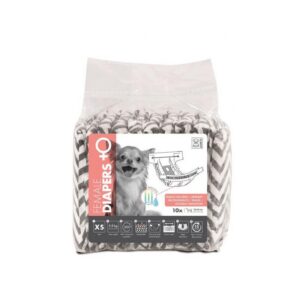 M-Pets Diapers Dişi Köpekler İçin Külot Bez (XS) 10LU