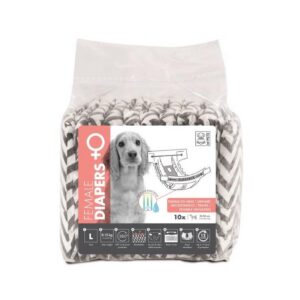 M-Pets Diapers Dişi Köpekler İçin Külot Bez (L) 10LU