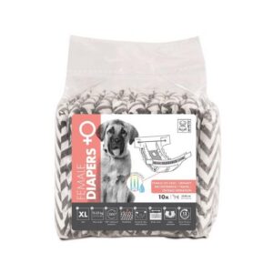 M-Pets Diapers Dişi Köpekler İçin Külot Bez (XL) 10LU
