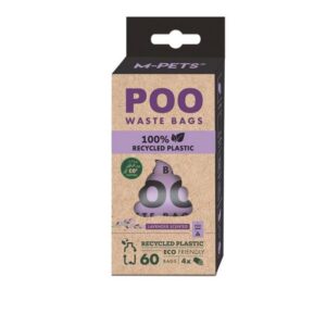 Poo 100% Recycled Dışkı Poşeti Lavanta Kokulu 4x15 Yaprak
