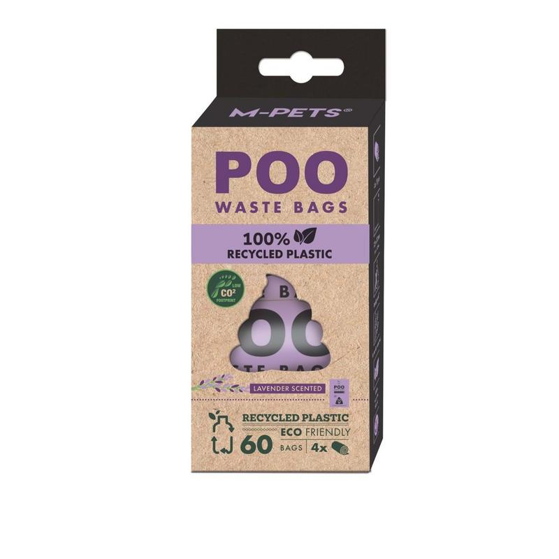 Poo 100% Recycled Dışkı Poşeti Lavanta Kokulu 4x15 Yaprak