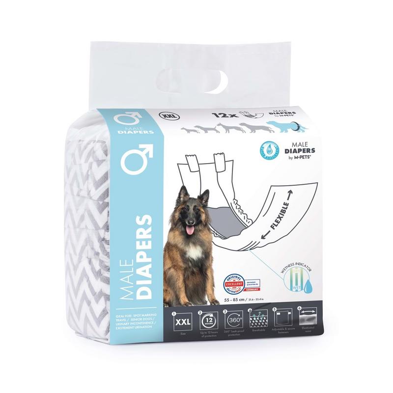 Diappers Erkek Köpekler İçin Külot XXL