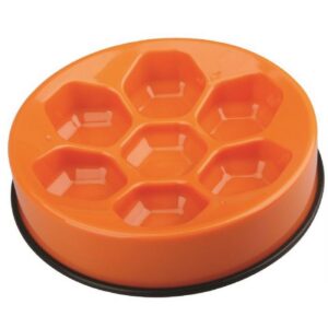 M-Pets Cavity Yavaş Yeme Mama Kabı 1200ml Orange
