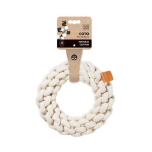 M-Pets Coto White Ring 18cm Örgü Halka Oyuncak