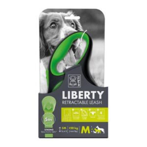 M-Pets Liberty Otomatik Gezdirme Şerit 5MT/GREEN (M)