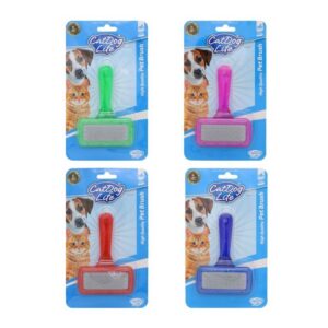 CAT/DOGLİFE Kediler ve Köpekler için telli fırça fosforlu