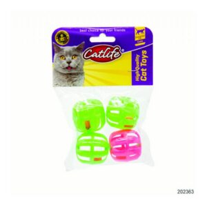 CATLİFE 4'lü paket Zilli kedi oyuncağı