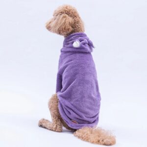 25756 Lila LuccaTeddy Büyük Irk Hoodie 5XL