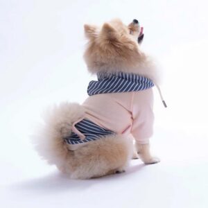 26724 Pembe Sera Stripe Hoodie 2XL Beden KPAW