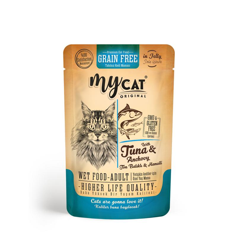 Hamsi Ve Ton Balıklı Pouch Yaş Mama 85gr 4047