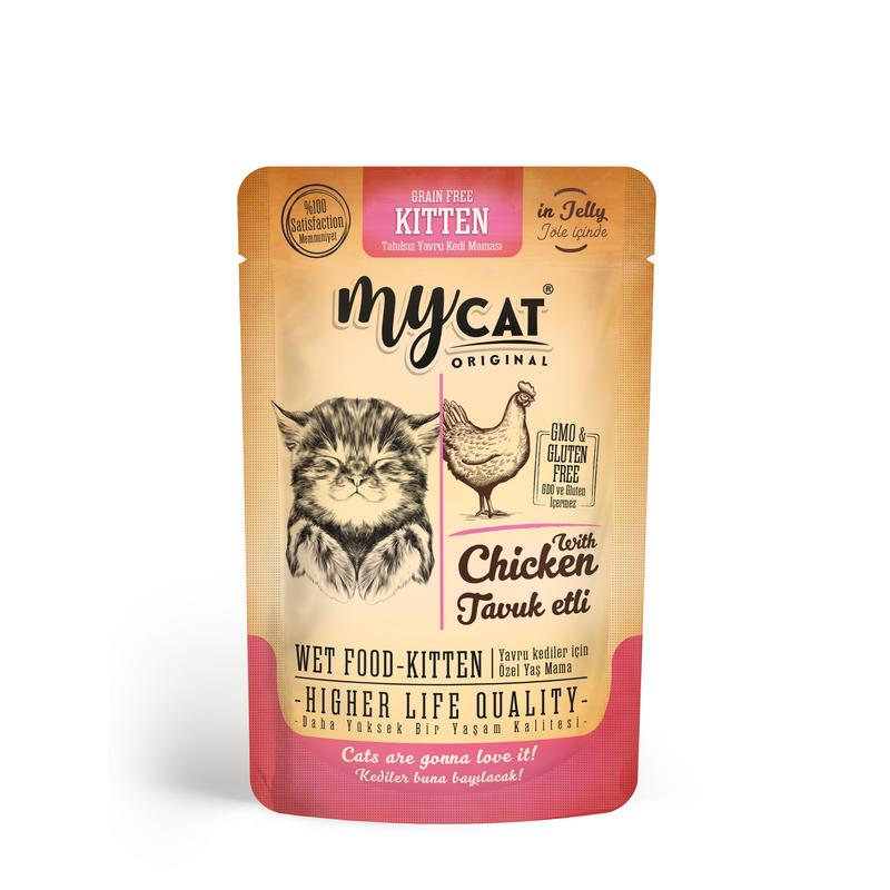 Tavuk Etli Kitten Pouch Yaş Mama 85gr 4061