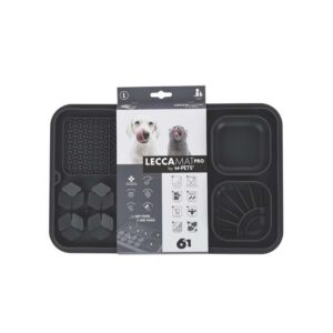 Lecca Pro 6İN1 Yavaş Beslenme ve Yalama Matı Black L Beden