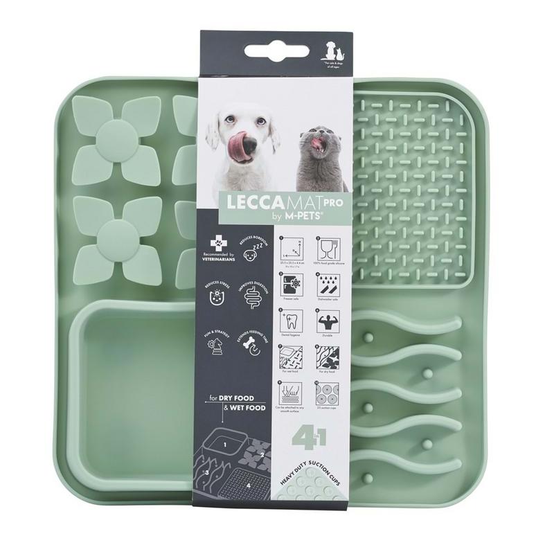 Lecca Pro 4İN1 Yavaş Beslenme ve Yalama Matı Green