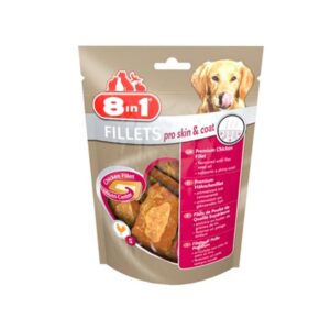 8in1 Fillets Pro Skin ve Coat Tavuklu Köpek Ödül Maması 80gr adp-660983