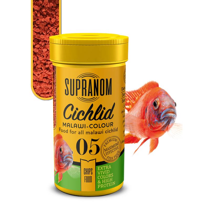 Cichlid Balık Yemi Malawi-Colour Chips Food 100ml (05)