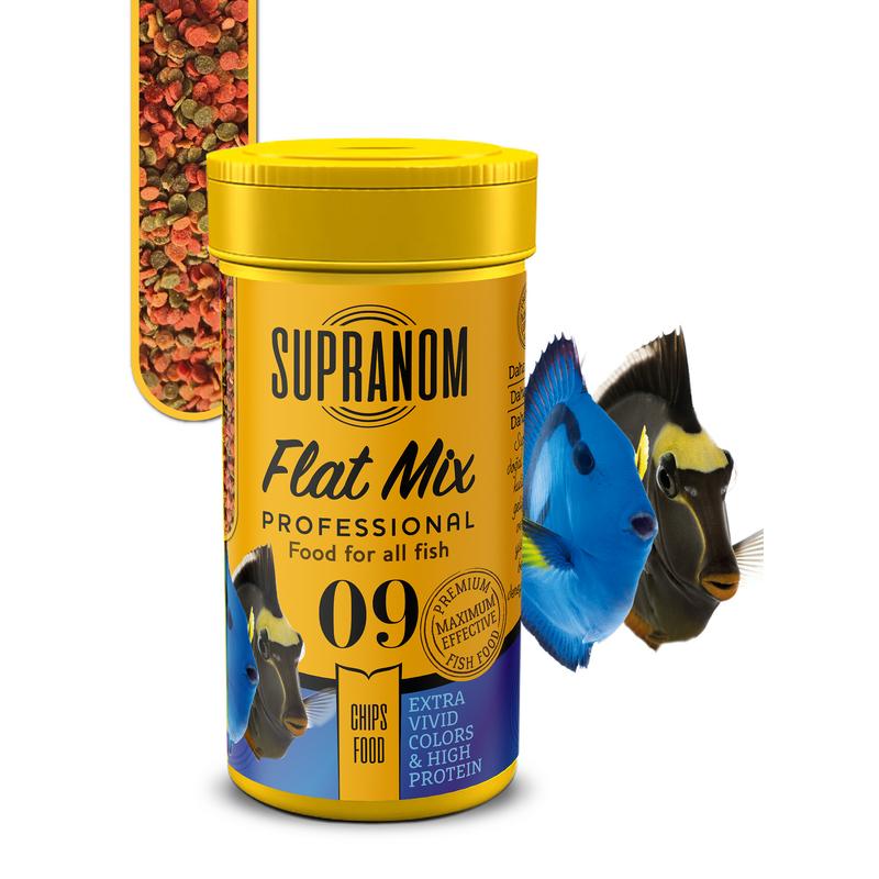 Tatlı Ve Tuzlu Su Balık Yemi Flat Mix Chips Food 100ml (09)