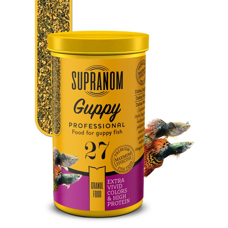 Guppy Balık Yemi Granul Food 250ml (27)