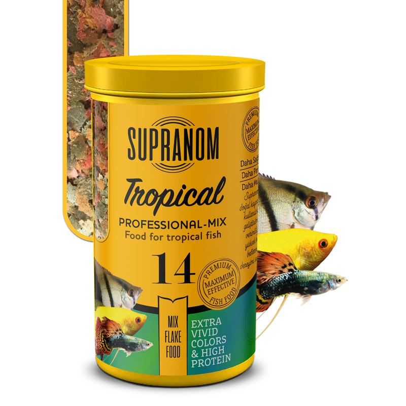 Tropical Balık Yemi Professional-Mix Flake Food 250ml (14)