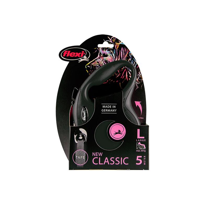 ADP-102009S Flexi New Classic 5M Serit L Siyah Gezdirme