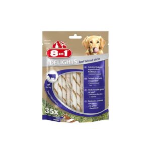 8in1 Delights Köpekler Için Biftekli Ödül Çubuğu 190 gr