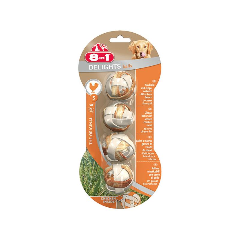 8In1 Delight Balls Köpek Kemik Ödül S