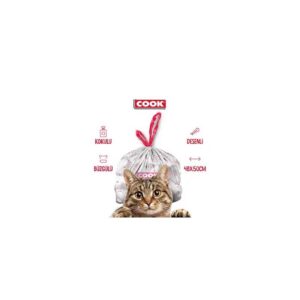 Akıllı Kedi Tuvaleti Büzgülü Sabun Kokulu Çöp Torbası Ebat 2 - 20 Yaprak 48X50 cm
