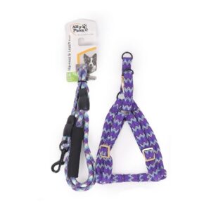 Ally Paws Harness & Leash Rope (M) 10mmx120cm