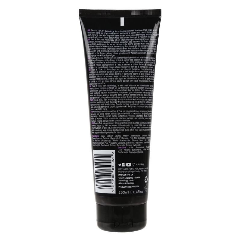 Animology Flea Tick Pire ve Kene Önleyici Köpek Şampuanı 250 ML - Görsel 2