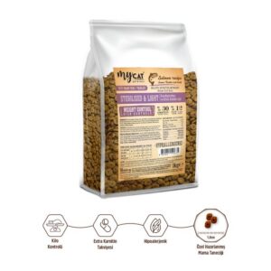 Az Tahıllı Somon Balıklı Diyet & Kısır Kedi Maması 1kg