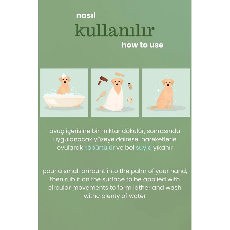 Biberiye Yağlı Köpek Şampuanı 400 ml | Tüy Dökülmesine Ve Pirelere Karşı - Görsel 3