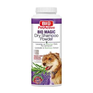 Köpekler için Bio Magic Lavanta Özlü Kuru Yıkama Toz Şampuan 150 ml