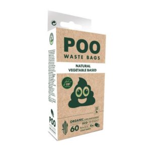 M-Pets Dışkı Toplama Poşeti 15 Yaprak Natural 4LÜ Paket