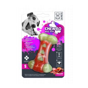 M-Pets Chewbo Tribone Dental Et Aromalı Köpek Oyuncağı (S)