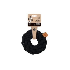 M-Pets Coto Black Ring 13cm Örgü Halka Oyuncak