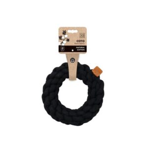 M-Pets Coto Black Ring 18cm Örgü Halka Oyuncak