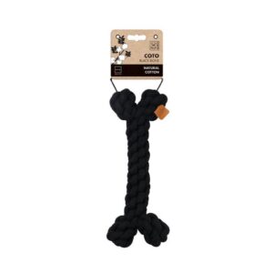M-Pets Coto Black Bone 19cm Örgü Kemik Oyuncak