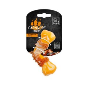 M-Pets Carnivore Dog Toy Boomerang Bone Pastırma Aromalı