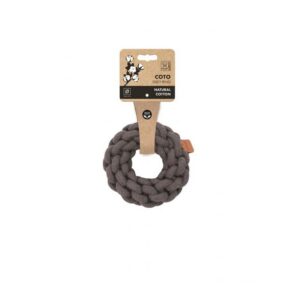 M-Pets Coto Grey Ring 18cm Örgü Halka Oyuncak