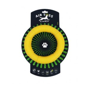M-Pets Air Toss Circle Dayanıklı Suda Yüzen Köpek Oyuncağı Yellow