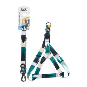 Ally Paws Harness & Leash Tape (L) 2,5CMX120cm Gezdirme Seti