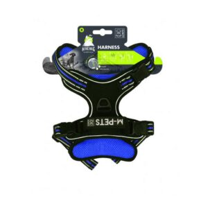 M-Pets Hiking Reflektörlü Soft Sırt Tasması Blue (M)