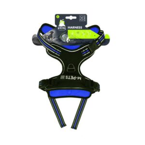 M-Pets Hiking Reflektörlü Soft Sırt Tasması Blue (L)
