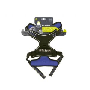 M-Pets Hiking Reflektörlü Soft Sırt Tasması Blue (XL)