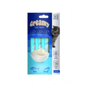 Creamy Ton Balıklı Karidesli Kedi Ödülü 4x15g