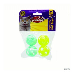 CATLİFE 4'lü paket Zilli kedi oyuncağı