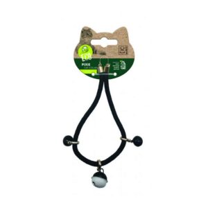 M-Pets Pixie Kedi Boyun Zilli Tasması Black