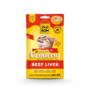 Creamy Ödül Maması Dana Ciğerli 15gr 5li Paket