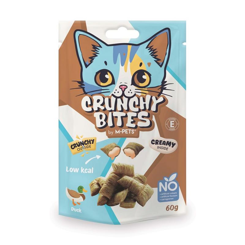 Crunchy Bites Ördekli Kedi Ödülü 60gr