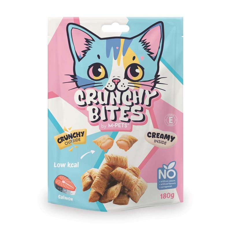 Crunchy Bites Somonlu Kedi Ödülü 180gr