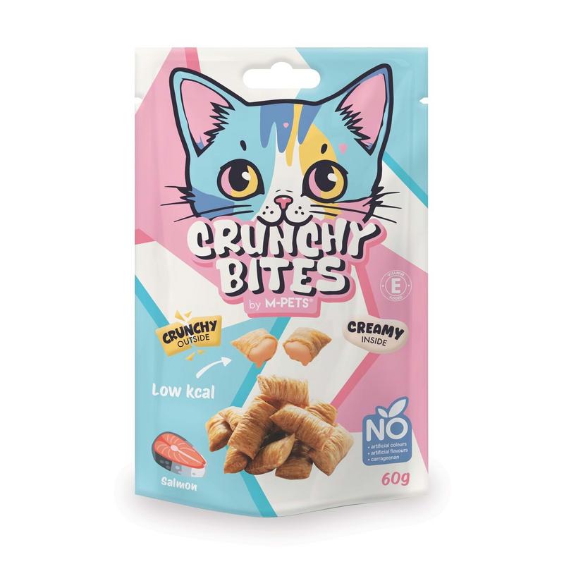 Crunchy Bites Somonlu Kedi Ödülü 60gr